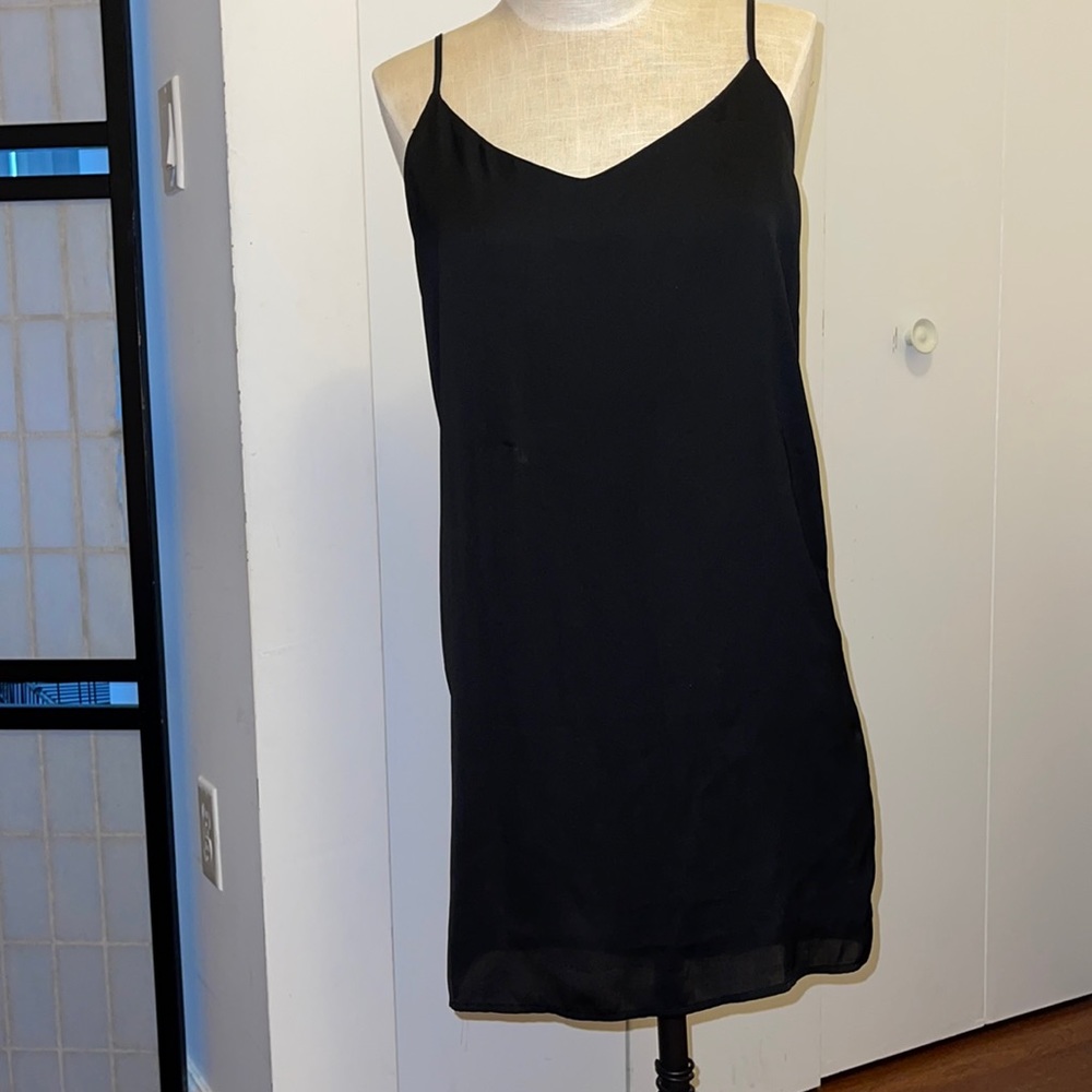 Satin Little black dress by sparkle & fade